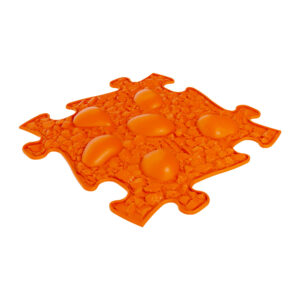 Muffik dino eggs sensory playmat tile in orange colour