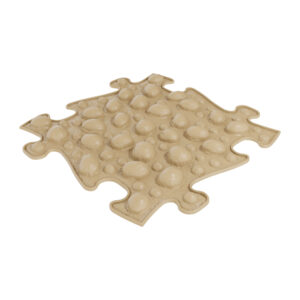 Muffik nuts sensory playmat tile in light brown colour