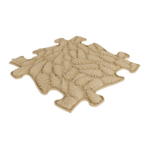 Muffik forest sensory playmat tile in light brown colour