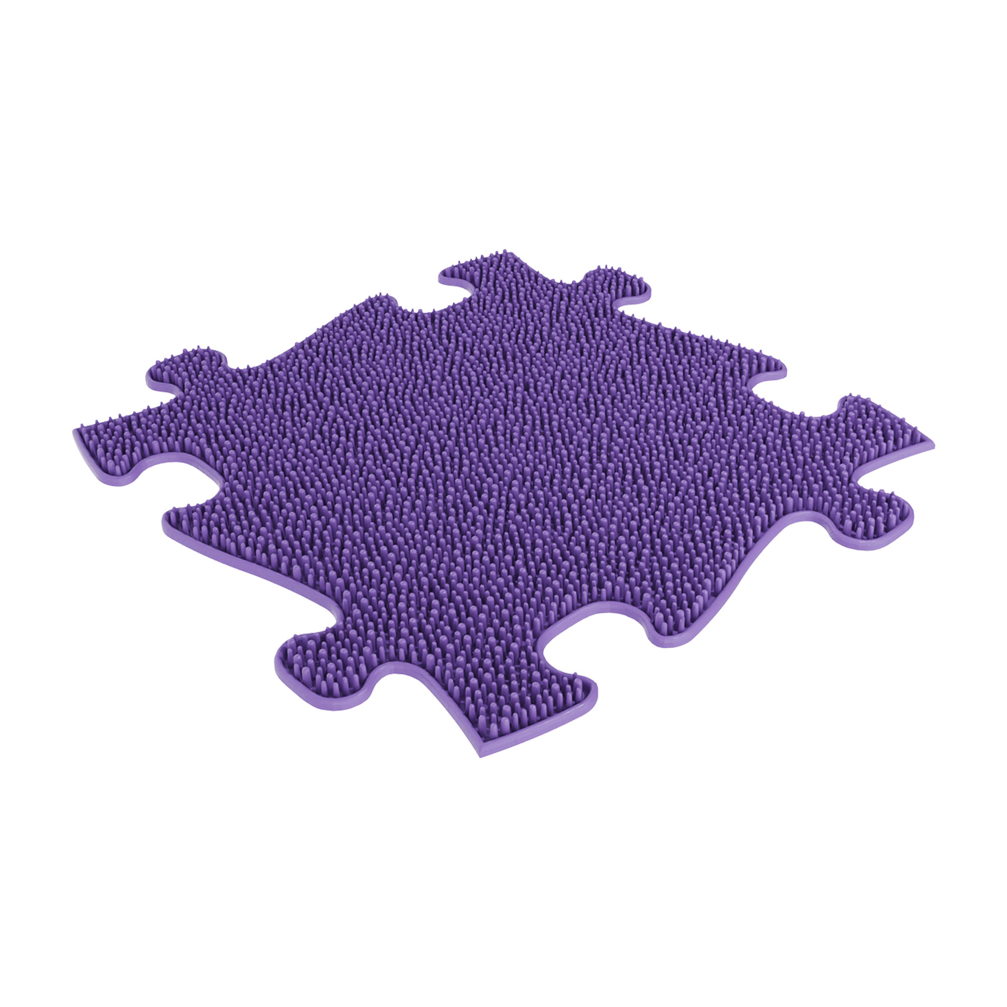 Muffik grass sensory playmat tile in purple colour