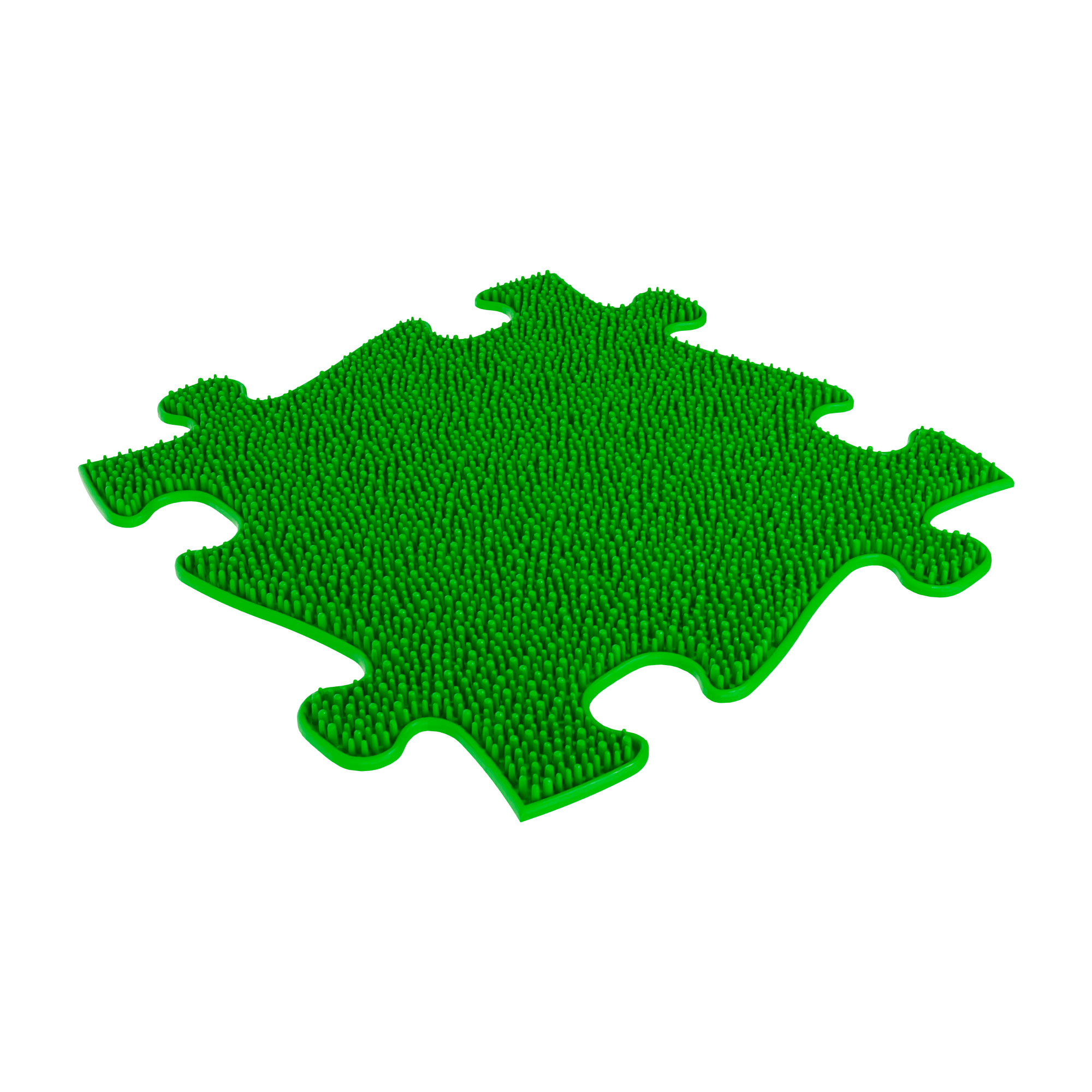 Muffik grass sensory playmat tile in green colour