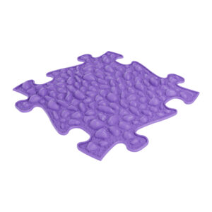 Muffik pebbles sensory playmat tile in purple colour