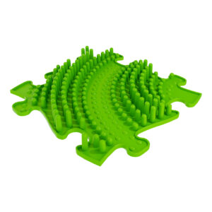 Muffik twister sensory playmat tile in green colour