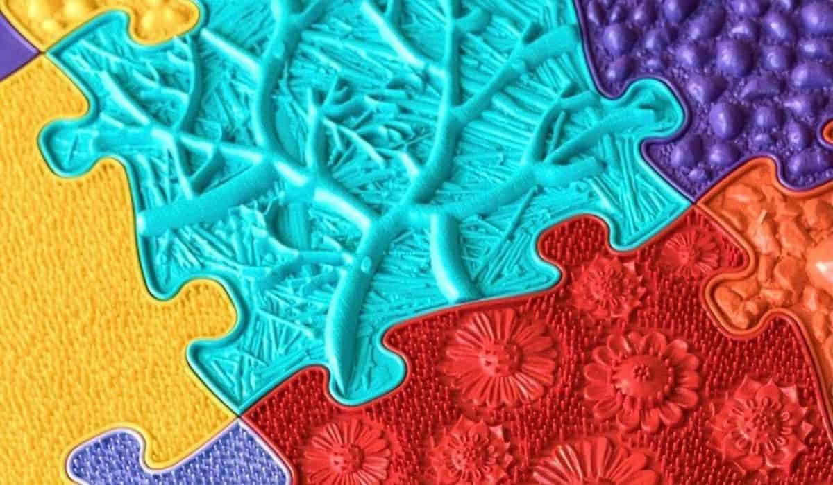 Muffik Sensory Playmats Surfaces from close up